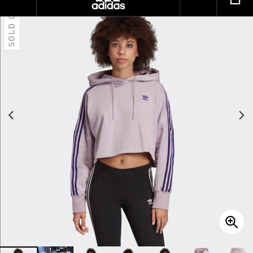 adidas crop sweater